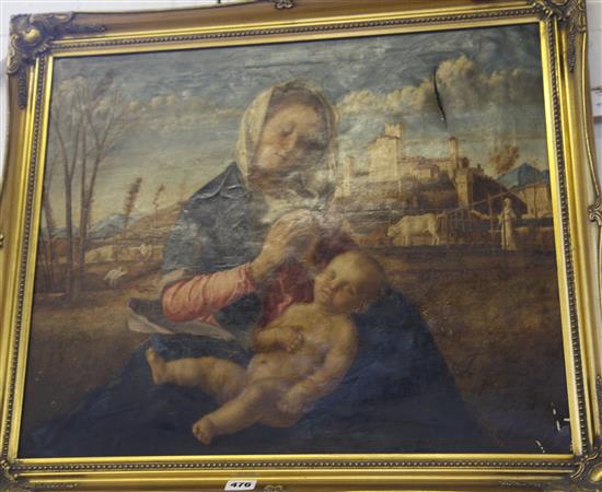 After Giovanni Bellini Madonna of the Meadow(-)